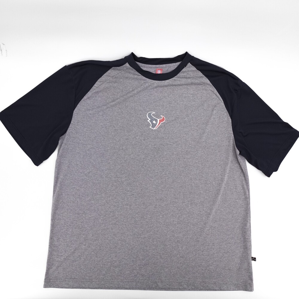 Houston Texans Shirt Mens 2XL XXL Gray Football Texas T-Shirt